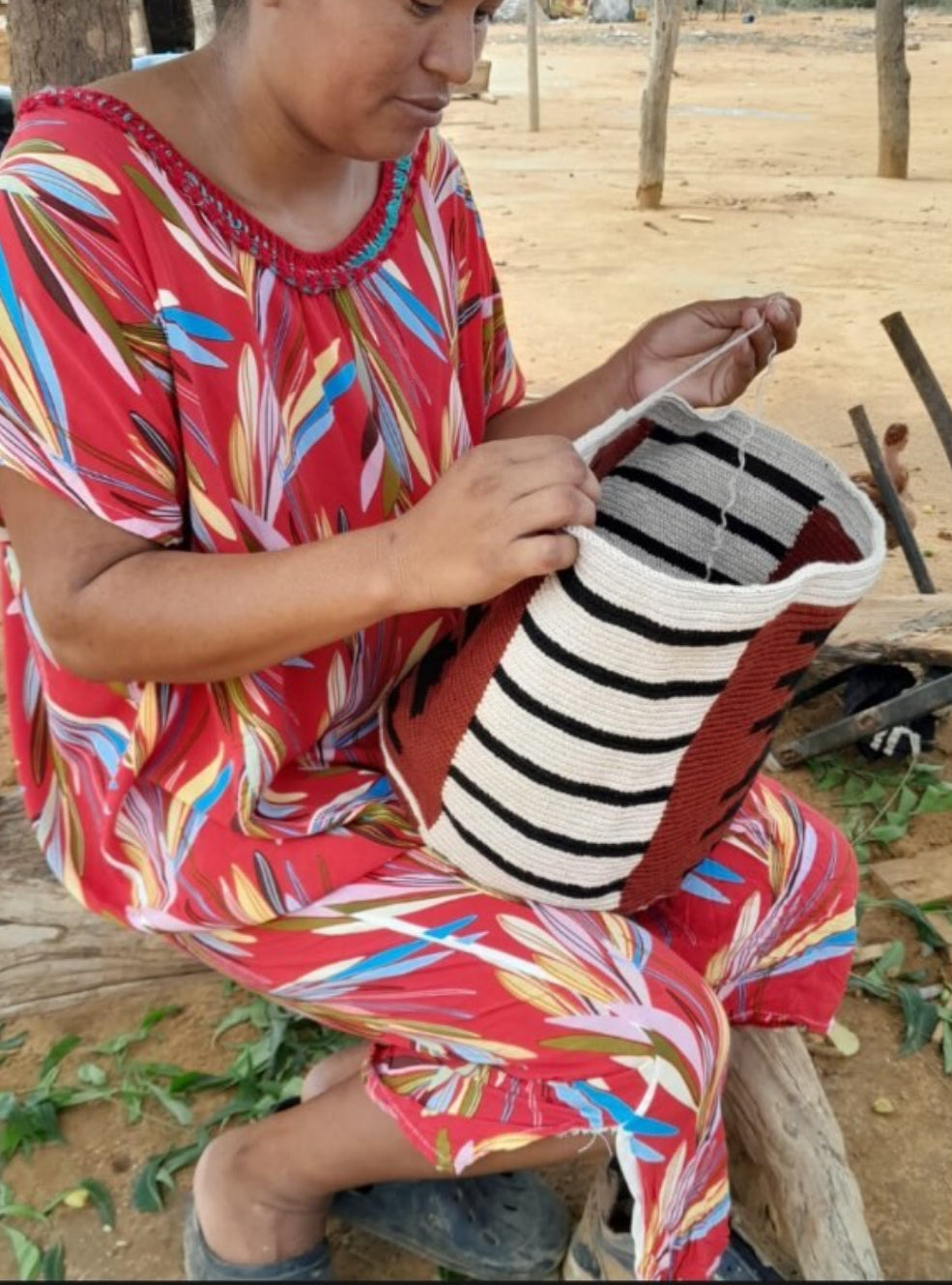 BOLSO WAYUU TÓTEM VALVANERA XL